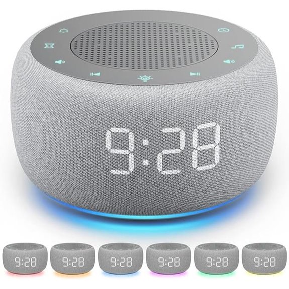 Buffbee 2-in-1 Alarm Clock & Sound Machine