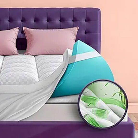 Dual Layer 4 Memory Foam Mattress Topper