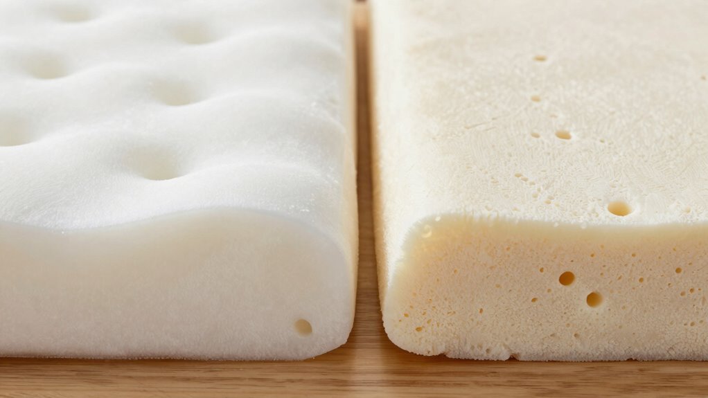 durable latex maintains feel