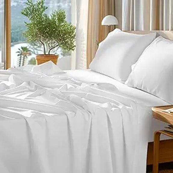 SONORO KATE Egyptian Cotton Sheets Set (Queen)