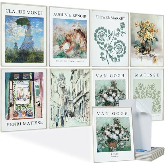 8 Pack Art Acoustic Soundproof Wall Panels