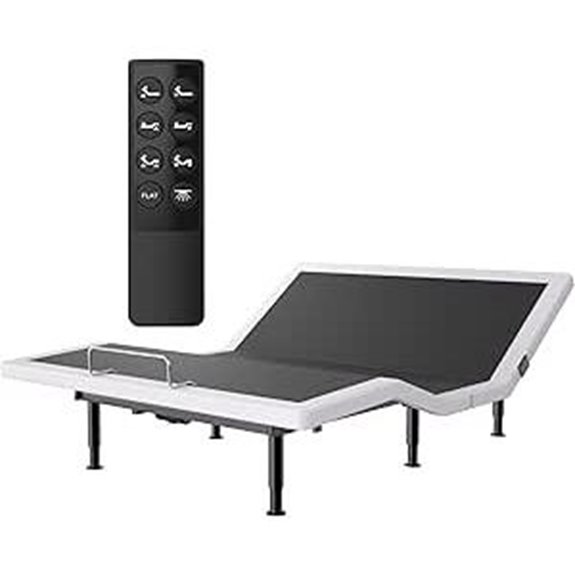 Electric Queen Adjustable Bed Frame with Wireless Remote