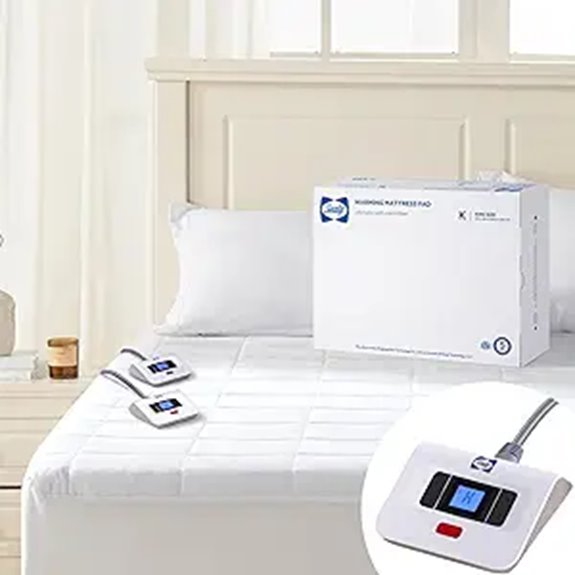 Sealy King Electric Mattress Pad with Dual Controls