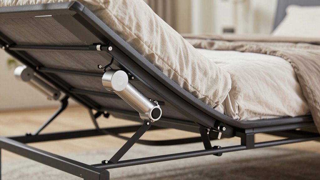 electric motors control bed positions