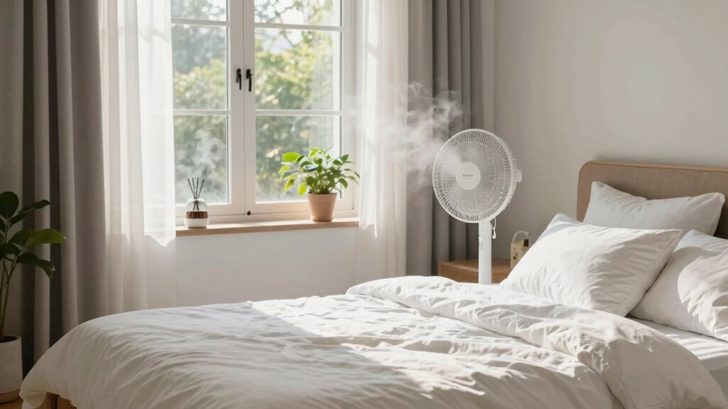 enhance bedroom air circulation