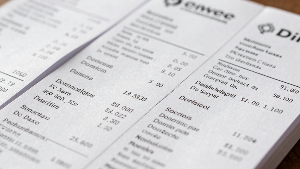 essential donation receipt details