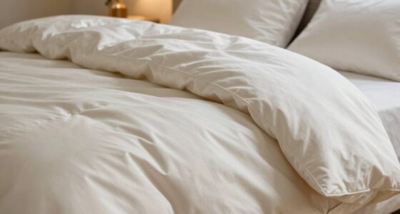 fabric influences duvet warmth