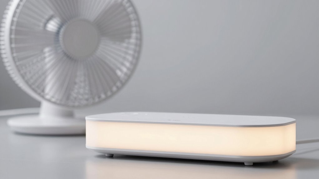 fan sounds versus white noise
