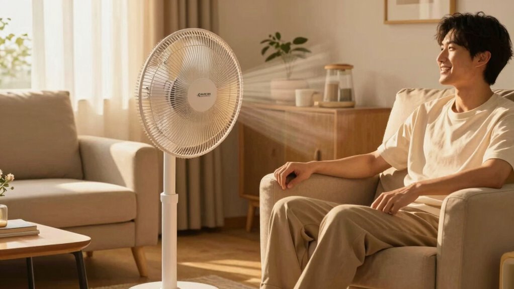 fans create perceived cooling