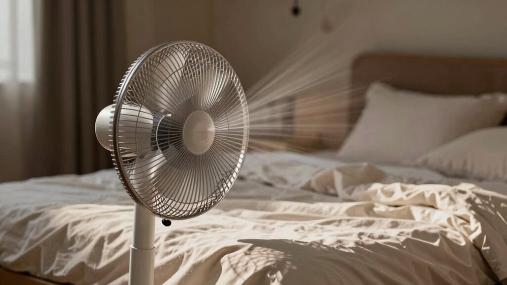 fans improve sleep comfort