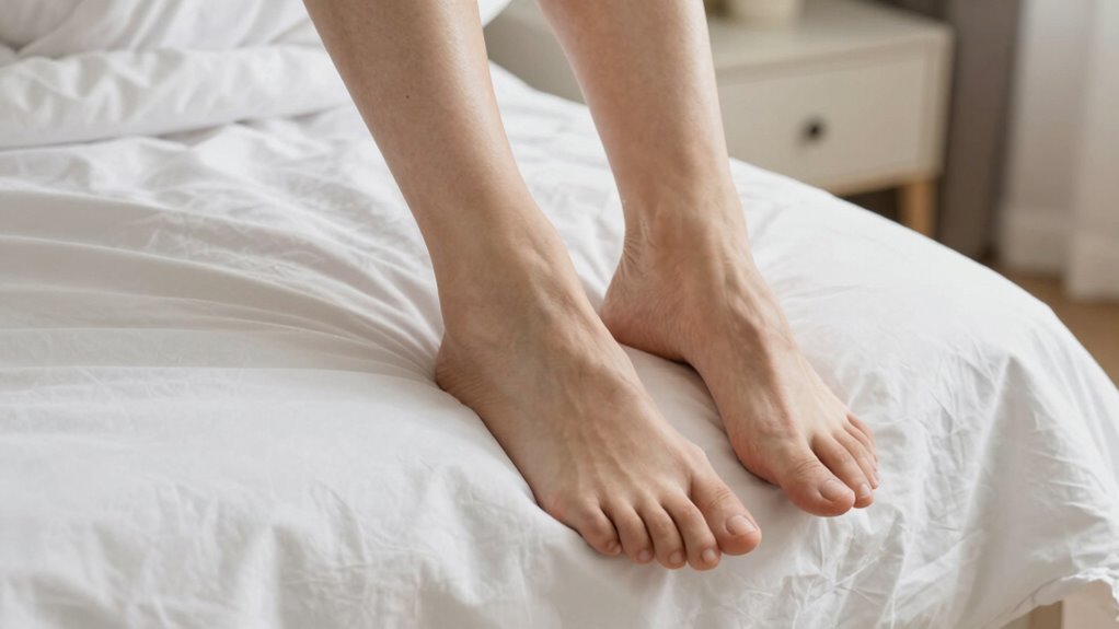 feet hanging affect posture