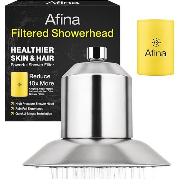Afina Water Softener Showerhead with Filter
