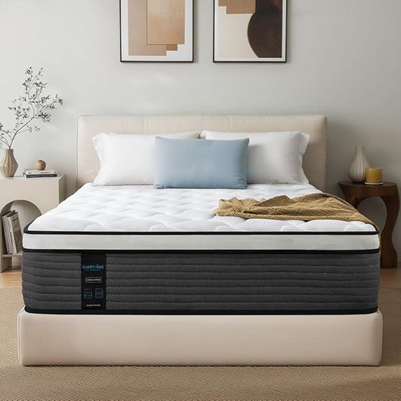 Firm Queen Hybrid Mattress with Lumbar Support