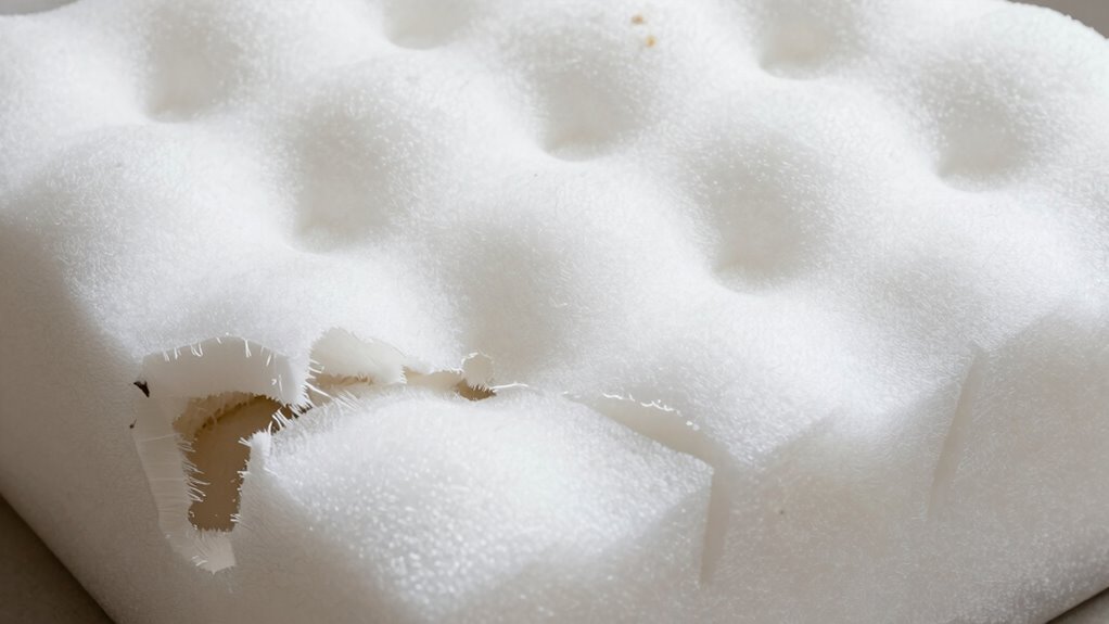 foam support deterioration signs