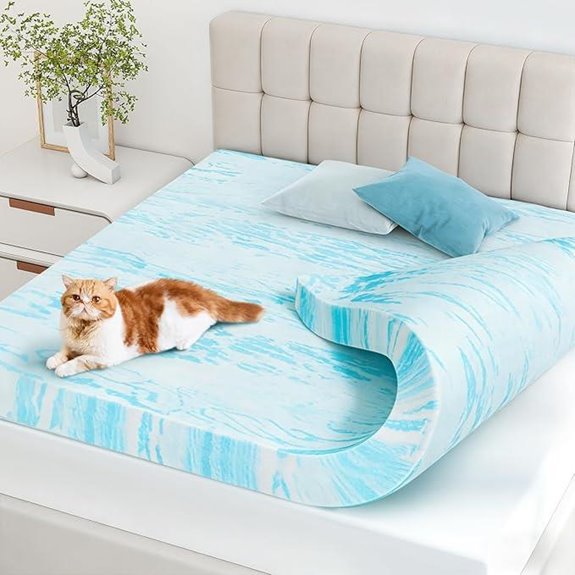 NEWBULIG 4-Inch Memory Foam Mattress Topper