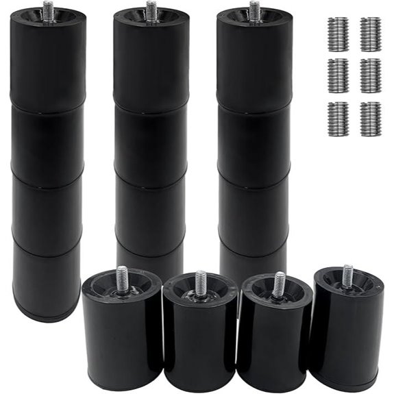 Adjustable Bed Base Support Legs (4 Pack)