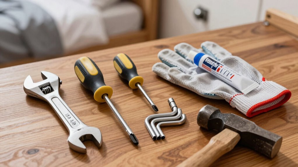 gather tools and hardware