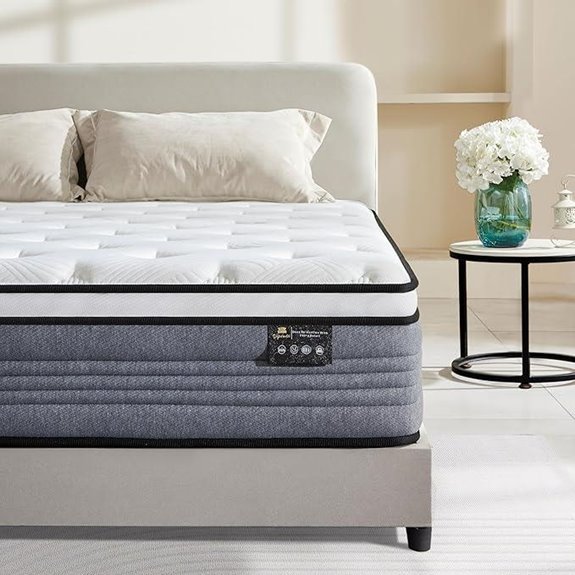 Full Size 10-Inch Hybrid Mattress in a Box with Gel Foam