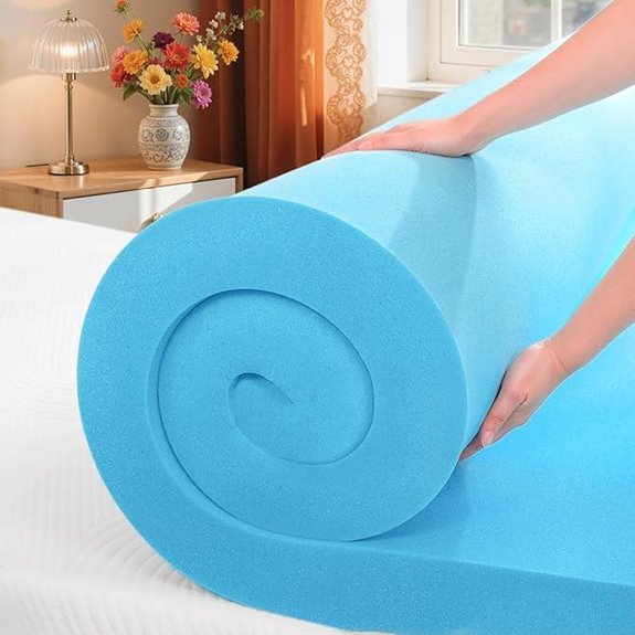 SyMax Gel-Infused Memory Foam Mattress Topper