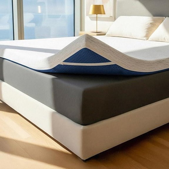 ViscoSoft King Gel-Infused Memory Foam Mattress Topper