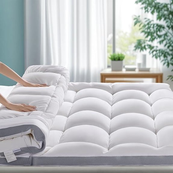 Queen Mattress Topper with Gel-Infused Memory Foam