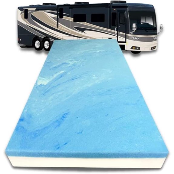 FoamRush Camping Bunk Mattress with Gel Memory Foam