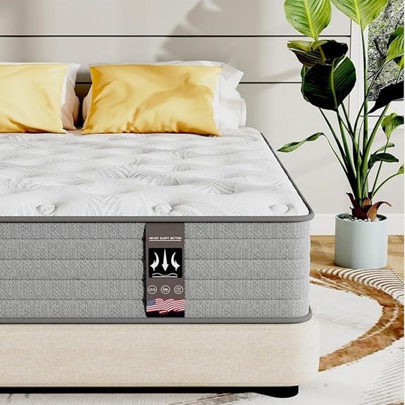 12-Inch Gel Memory Foam Hybrid Mattress with Pocket Coils