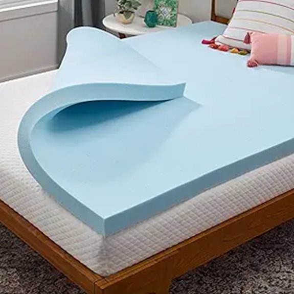 LinenSpa Gel Memory Foam Mattress Topper Queen