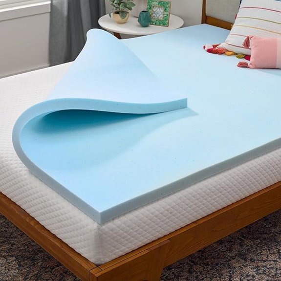 Linenspa Gel Memory Foam Mattress Topper California King
