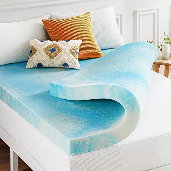 Best Price Mattress 4-Inch Gel Cooling Memory Foam Topper