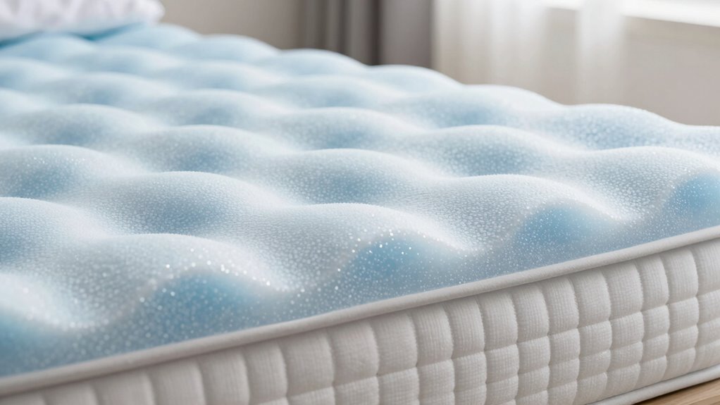 gel retention and breathability