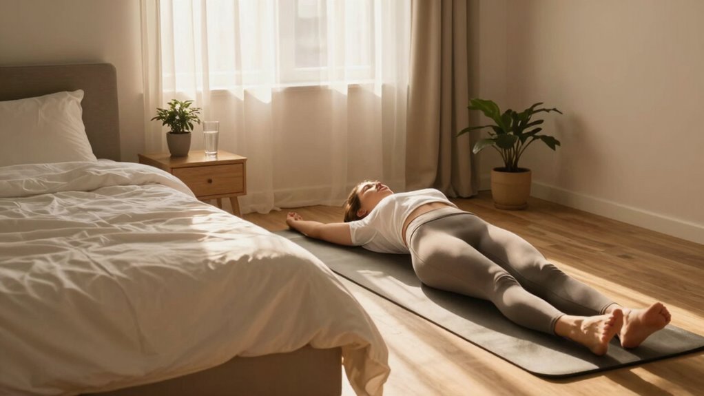 gentle stretching awakens muscles