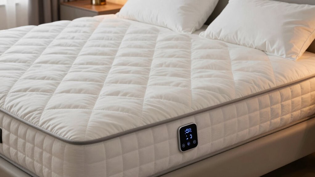 heated mattress zones controls