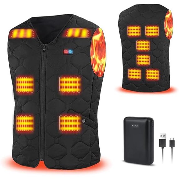Rrtizan Heated Men’s Vest with Battery Pack