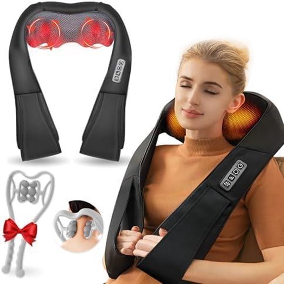 Neck and Shoulder Massager with Heat Electric Pillow