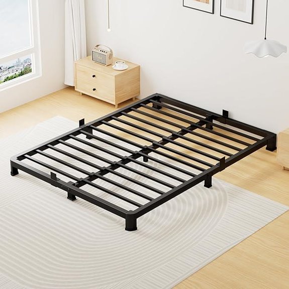 4-Inch Queen Bed Frame Heavy Duty Metal Platform