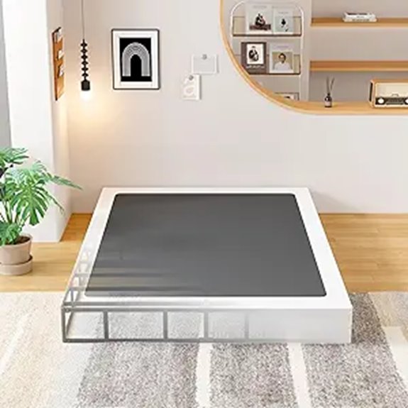 EMODA 9-Inch Heavy Duty Metal Bed Foundation