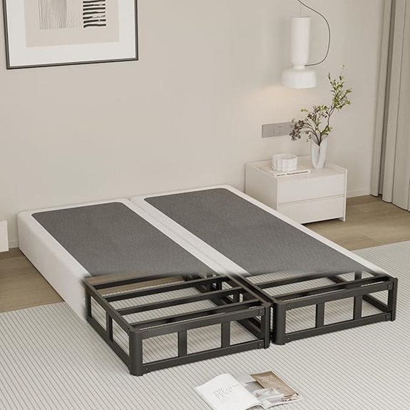 Split King Heavy Duty Metal Box Spring (5 Inch)