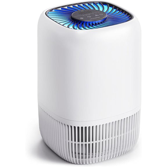 Home Air Purifier with HEPA Filter and 360° Intake