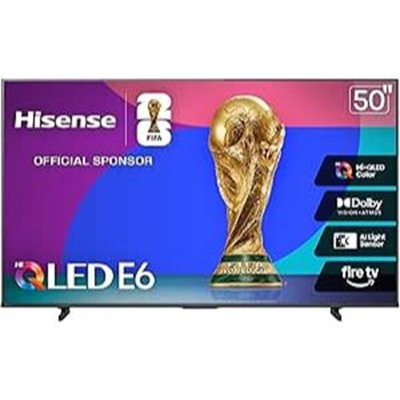 Hisense 50 E6 QLED 4K Smart Fire TV