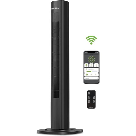 Holmes 36 Wi-Fi Tower Fan with Alexa and Timer