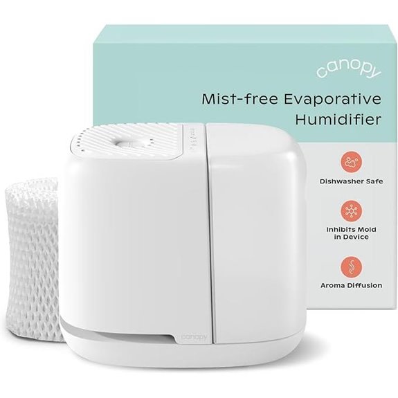 Canopy Bedside Humidifier 36HR White Light & Noise