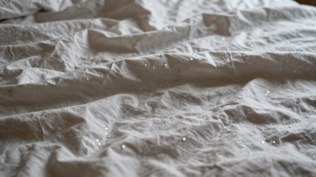 humidity causes bedding stickiness