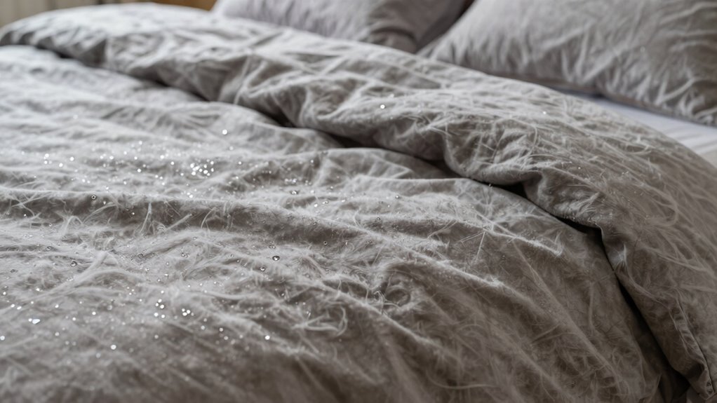 humidity increases bedding stickiness