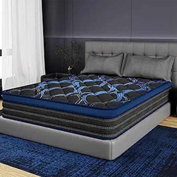 10-Inch Hybrid Memory Foam Mattress with Zoned Coils