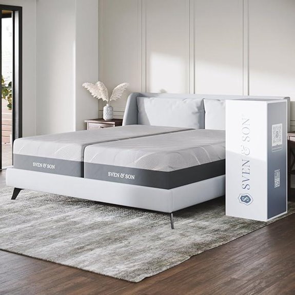 Sven & Son 14 CertiPUR-US Hybrid Mattress Split King