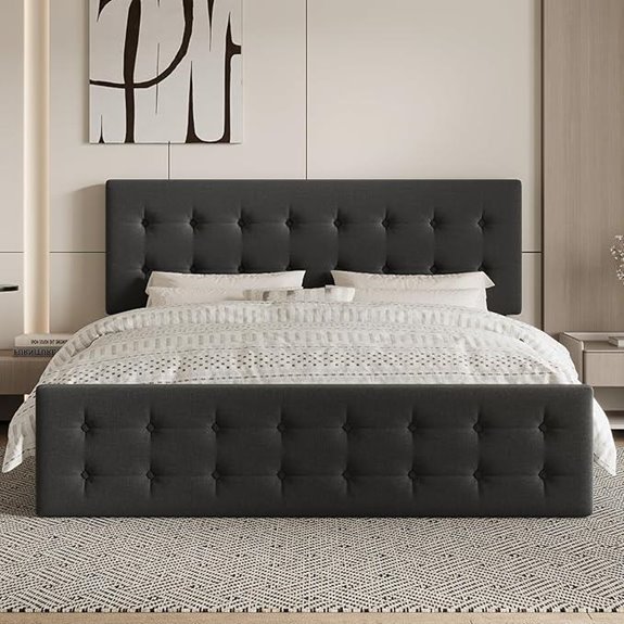 Hybrid Mattress Firm Pocketed Coils Bed in a Box