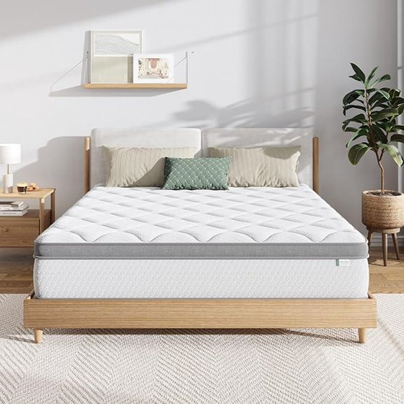 Novilla Queen Hybrid Mattress with Comfort Foam
