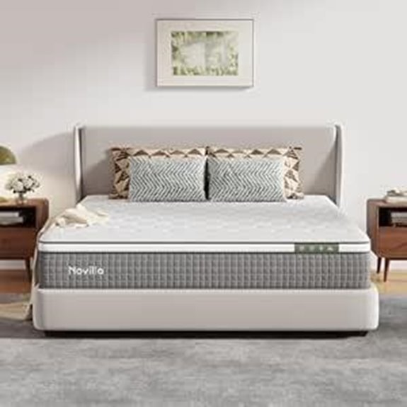 Novilla 12 Queen Hybrid Mattress with Cooling Gel