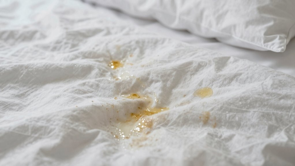 identify common bedding stains